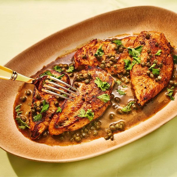 Back-pocket caper-butter chicken 