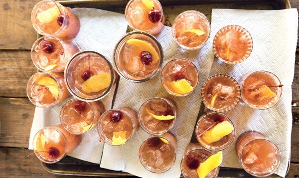 Backwoods bourbon punch