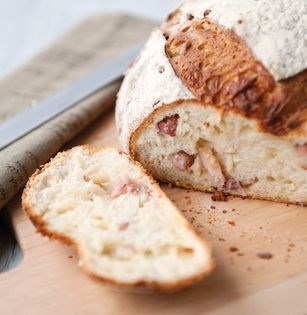 Bacon & cheese potato bread