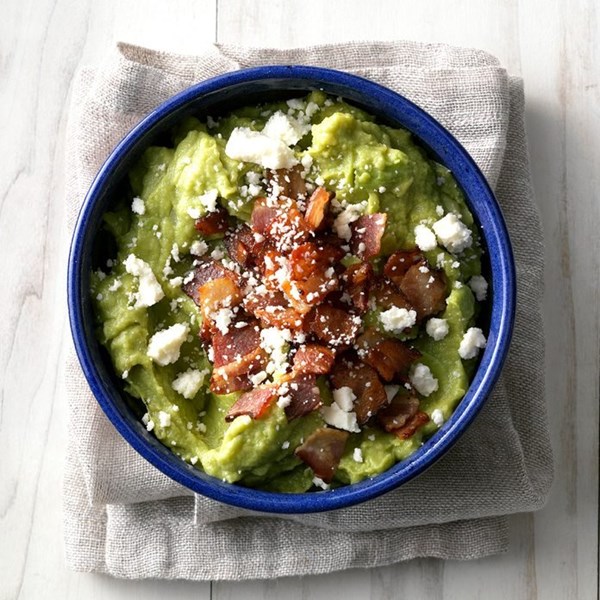 Bacon & cotija cheese [guacamole]