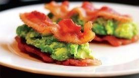 Bacon + guacamole sammies