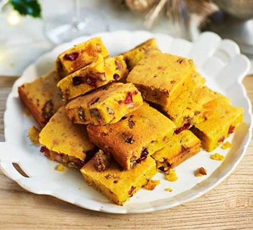 Bacon & pecan stuffing cornbread 