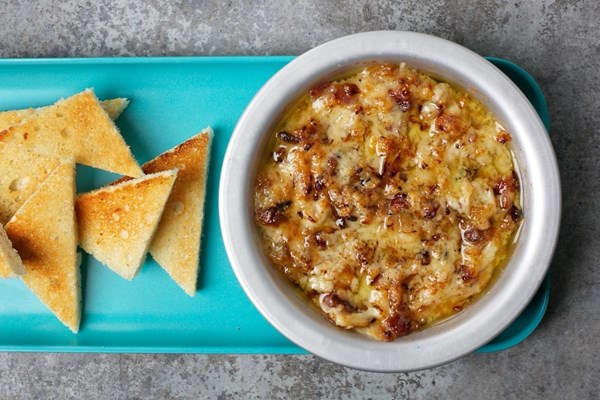 Bacon and caramelized shallot dip