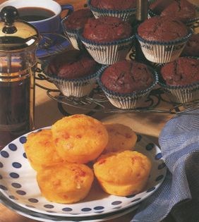 Bacon and cheese cornbreads