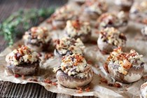 Bacon and cream cheese stuffed mushrooms