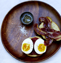 Bacon and egg buttermilk biscuits