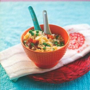 Bacon and egg-fried rice