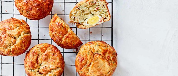 Bacon and egg muffins