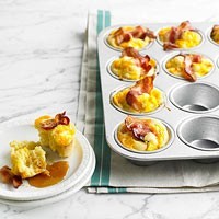 Bacon-and-egg muffins
