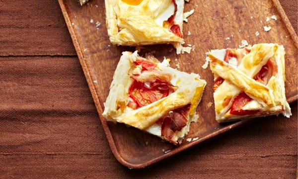 Bacon and egg pie