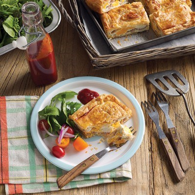 Bacon and egg pie