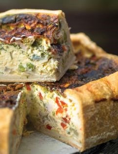 Bacon and egg pie