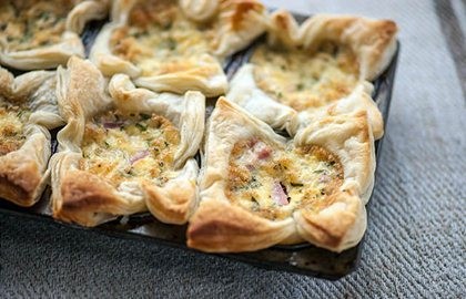 Bacon and egg pies