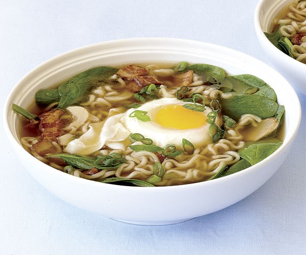Bacon and egg ramen