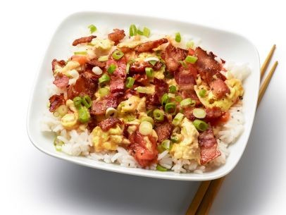 Bacon and egg stir-fry