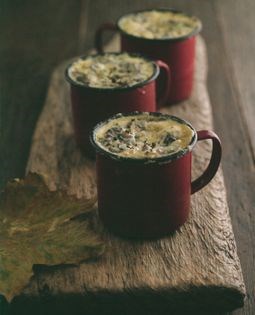 Bacon and eggs in a mug
