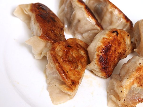 Bacon and ramp dumplings