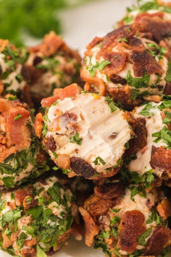 Bacon and sun-dried tomato truffles