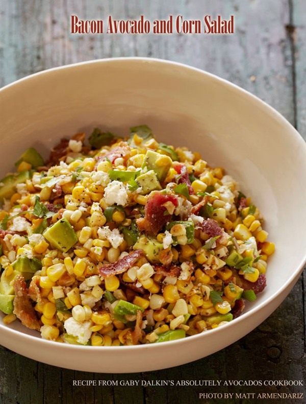 Bacon, avocado, & corn salad