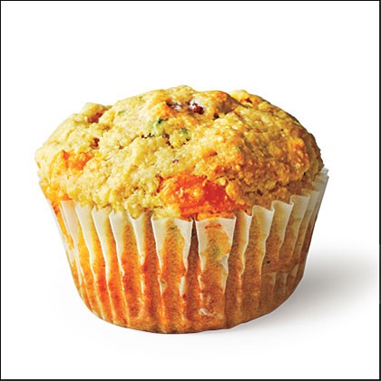 Bacon-cheddar corn muffins