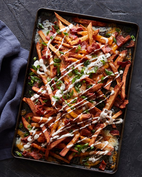 Bacon cheddar ranch fries