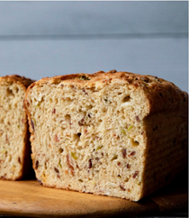 Bacon cheddar scallion bread