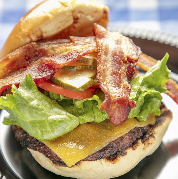 Bacon cheeseburgers
