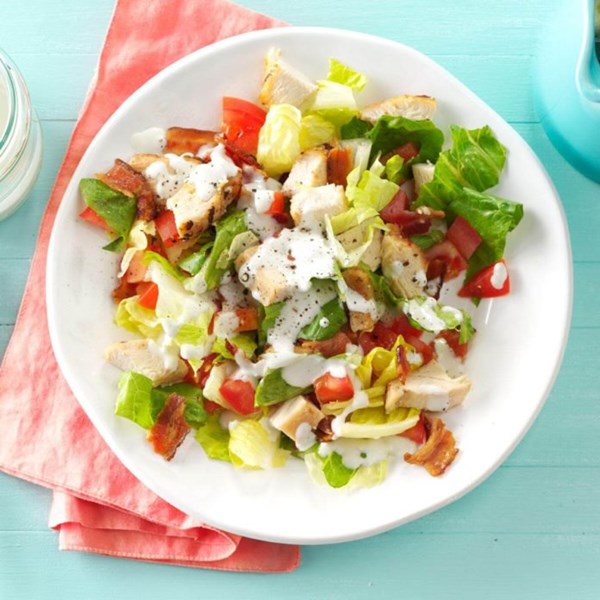 Bacon chicken chopped salad