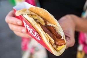 Bacon, egg, and cheese "paco"