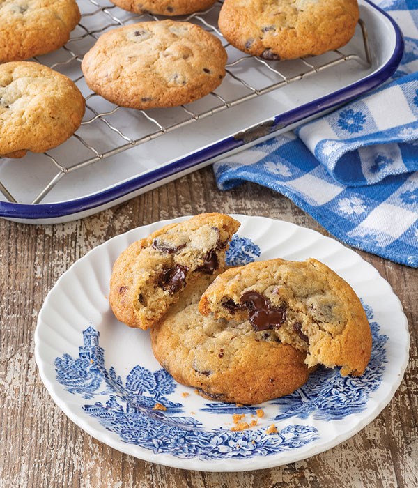 Bacon fat-chocolate chunk cookies