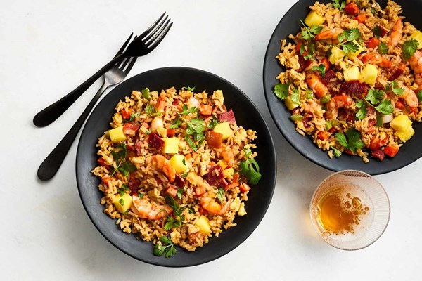 Bacon fat fried rice