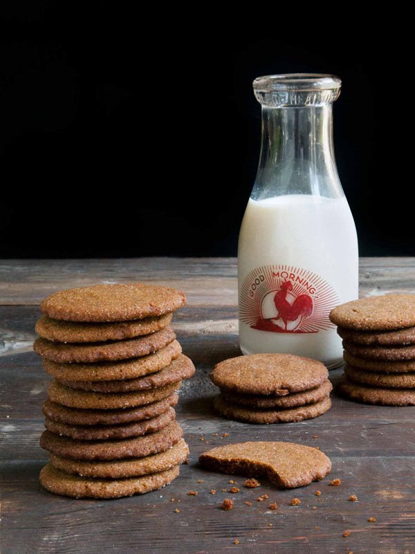 Bacon fat gingersnaps