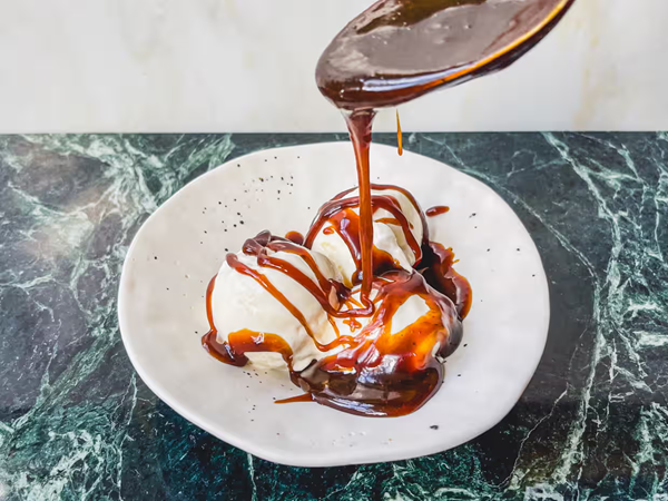 Bacon fat salted caramel
