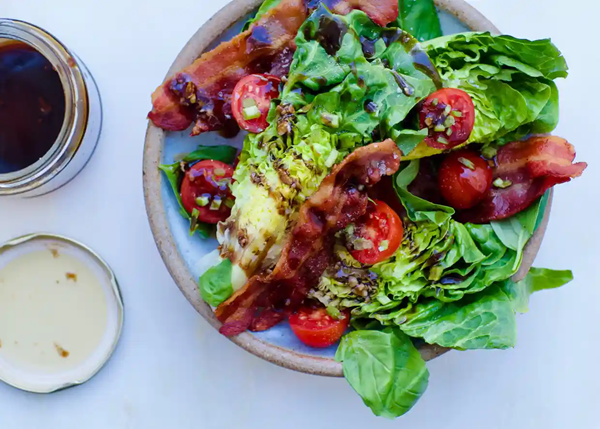 Bacon fat vinaigrette