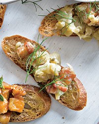 Bacon, fennel and apple chutney