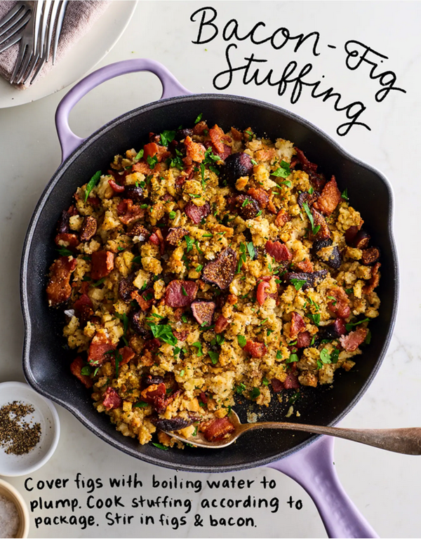 Bacon-fig stuffing