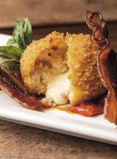 Bacon grits arancini