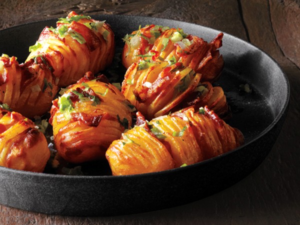 Bacon Hasselback potatoes