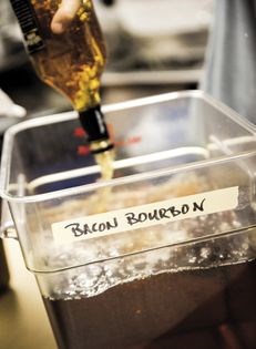 Bacon-infused liquor