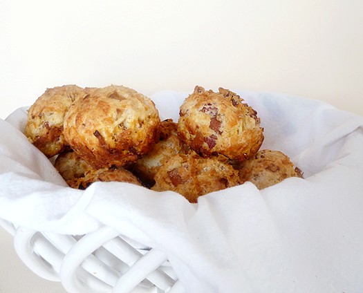 Bacon onion cheddar biscuits