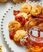 Bacon pancake bites