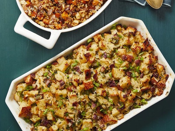 Bacon-Parmesan stuffing
