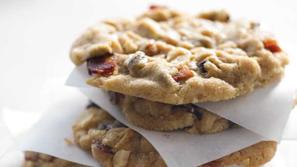 Bacon, peanut butter and chocolate chip cookies