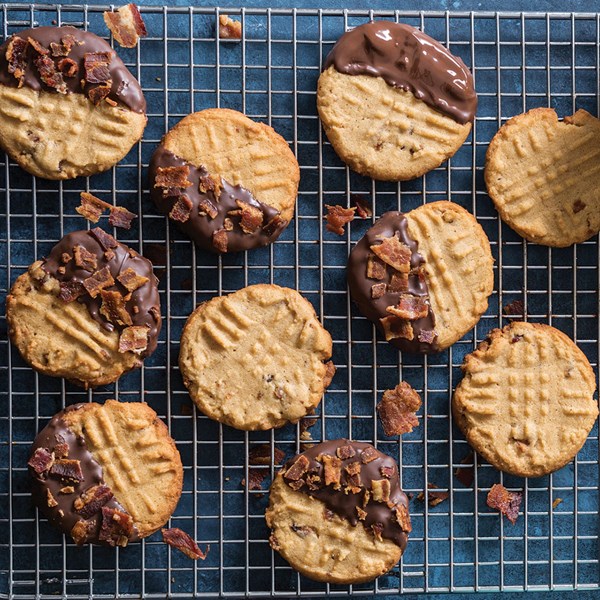 Bacon peanut butter cookies