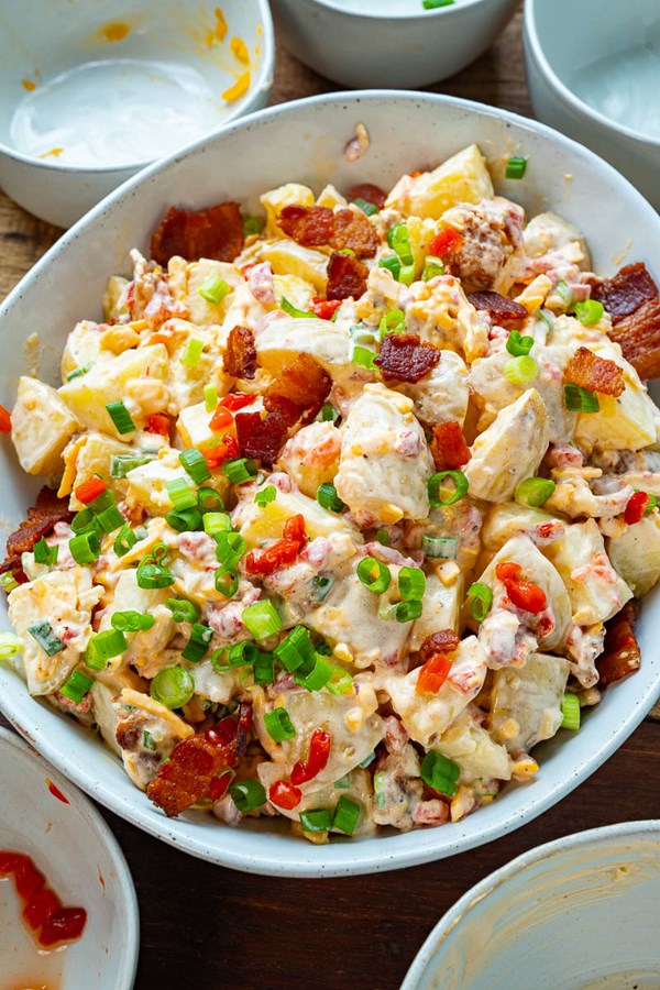 Bacon pimento cheese potato salad