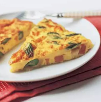 Bacon, potato, and cheddar frittata
