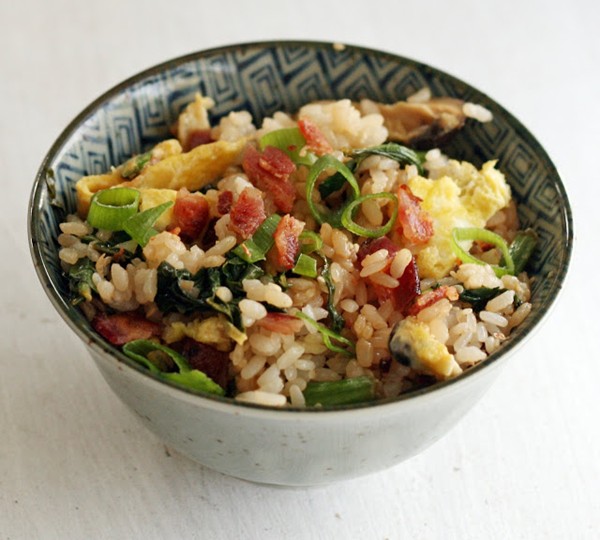 Bacon rice