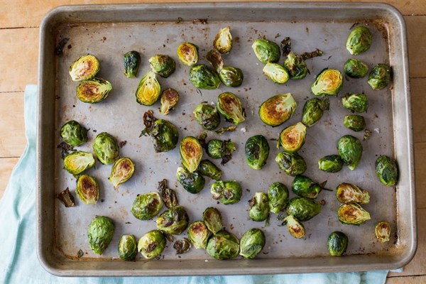 Bacon-roasted Brussels sprouts