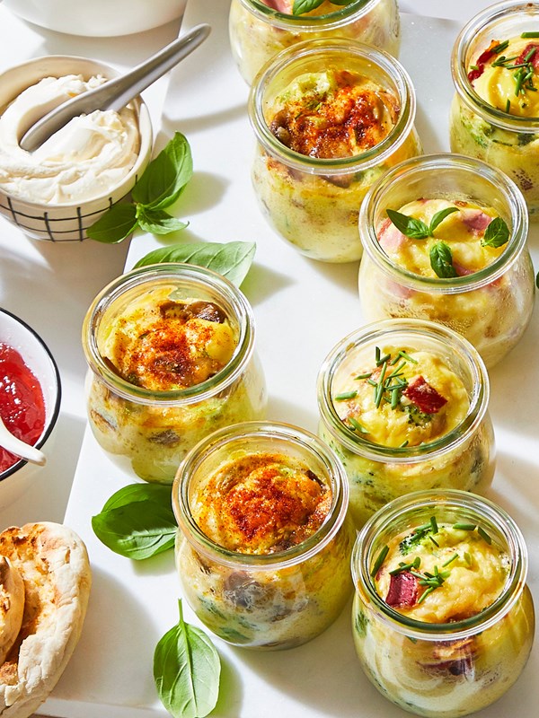 Bacon-spinach egg bites
