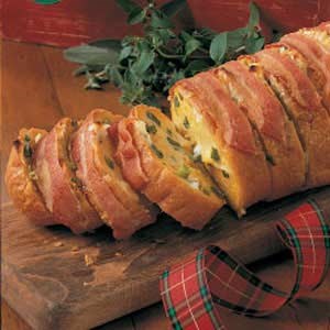 Bacon Swiss bread